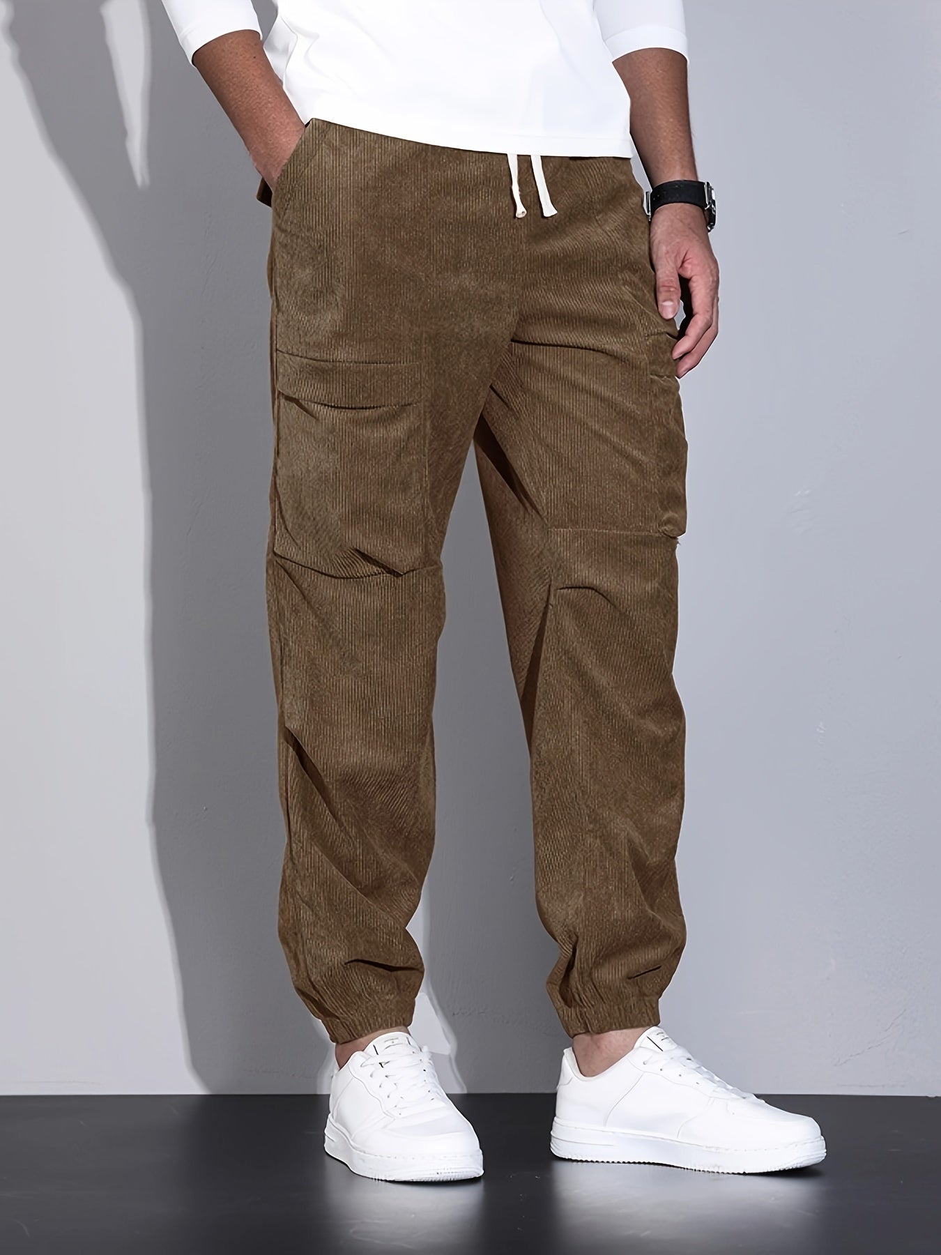 CORDUROY CARGO PANTS