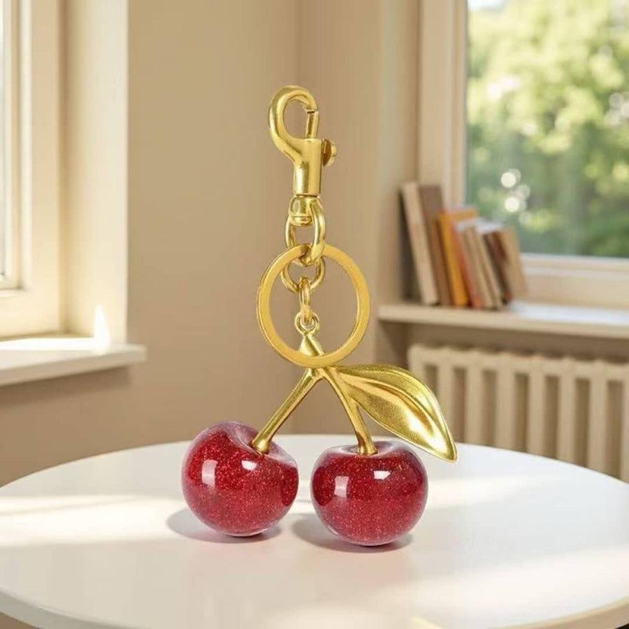 Viral Cherry Keychain