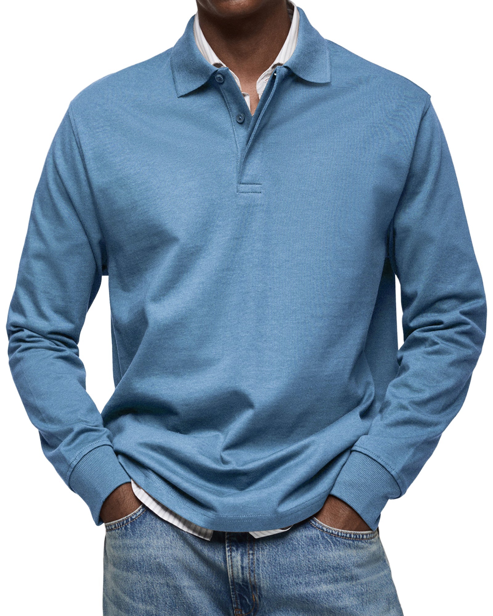 Aveline Dublin | LUXURY LONG-SLEEVED POLO