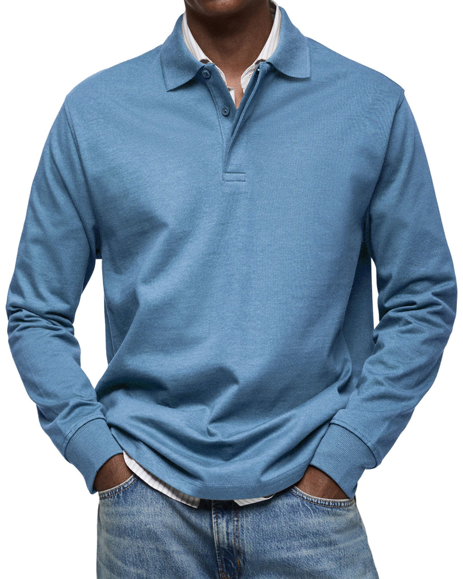 Aveline Dublin | LUXURY LONG-SLEEVED POLO