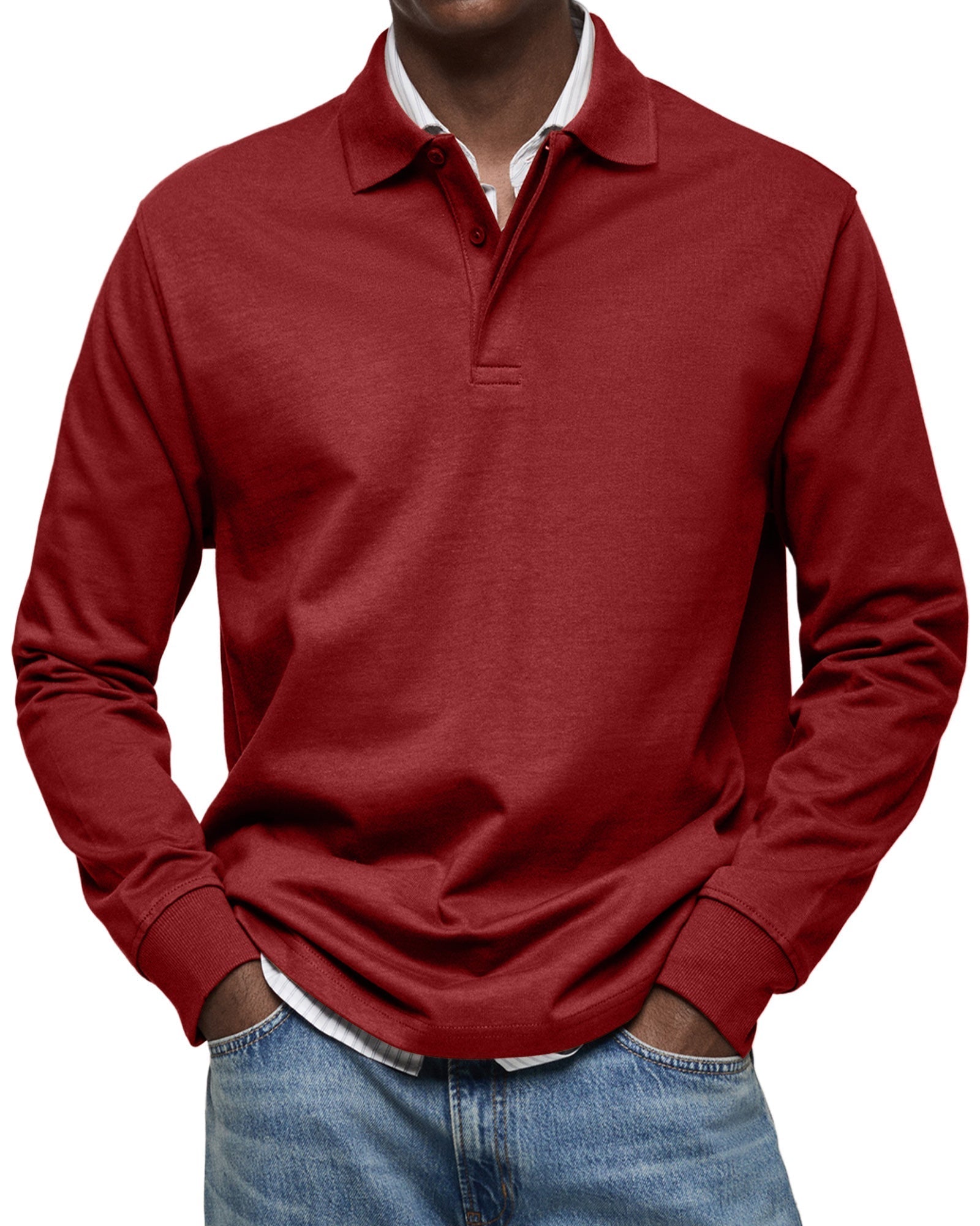 Aveline Dublin | LUXURY LONG-SLEEVED POLO