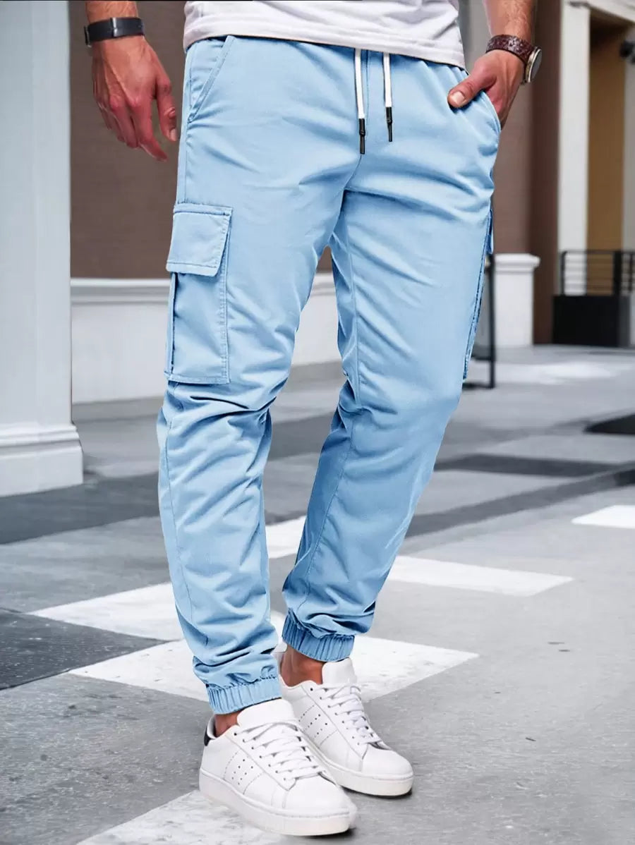 RICCARDO | LIGHT CARGO JOGGERS WITH POCKETS