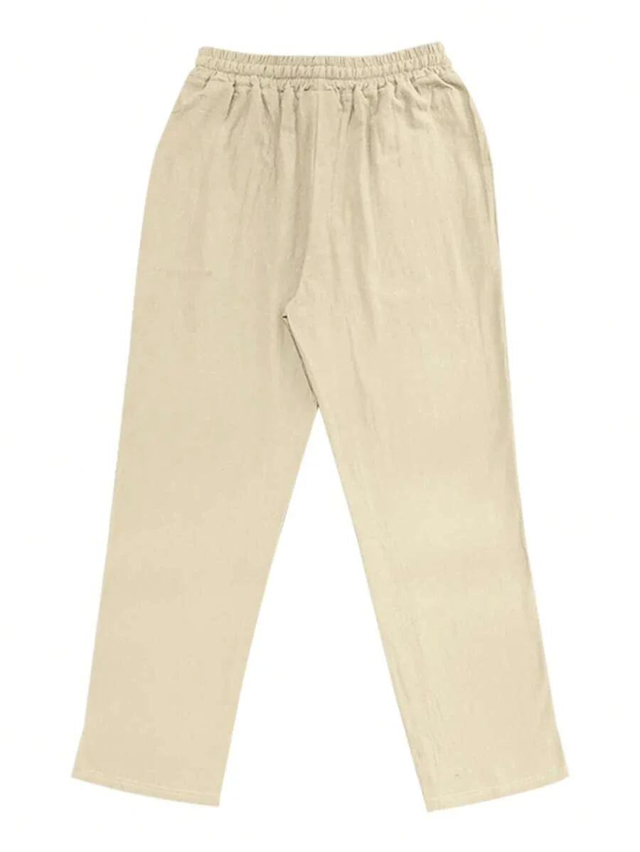 MATHIS | LIGHT LINEN PANTS WITH CORD