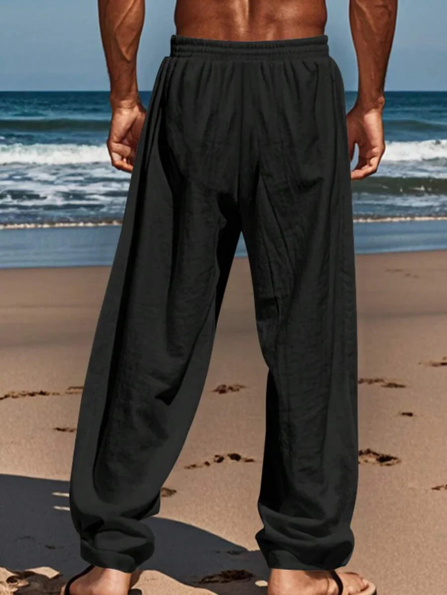 MATHIS | LIGHT LINEN PANTS WITH CORD