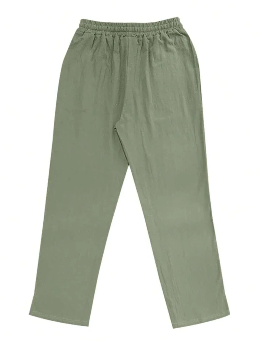 MATHIS | LIGHT LINEN PANTS WITH CORD