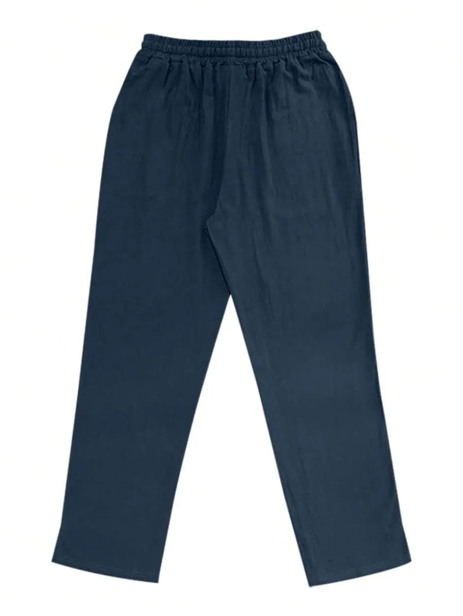 MATHIS | LIGHT LINEN PANTS WITH CORD