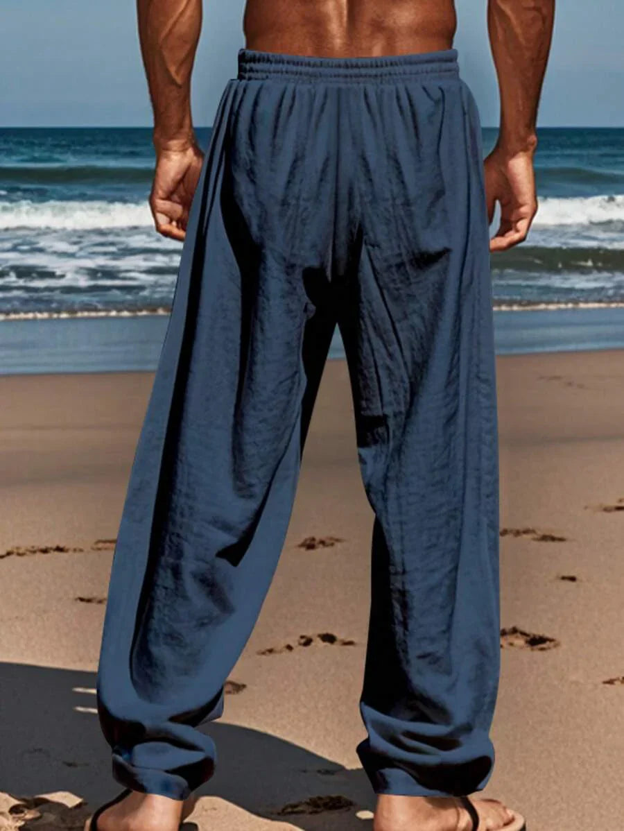 MATHIS | LIGHT LINEN PANTS WITH CORD