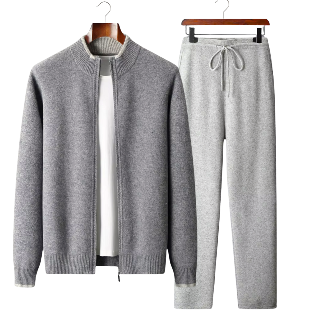 100% MERINO WOOL TWO TONE TRACKSUIT