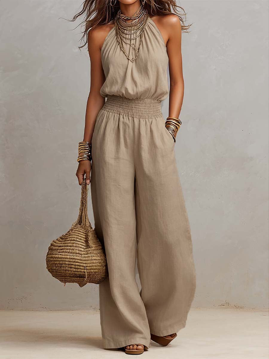 Valeria | Tuta Elegante con Scollo Halter