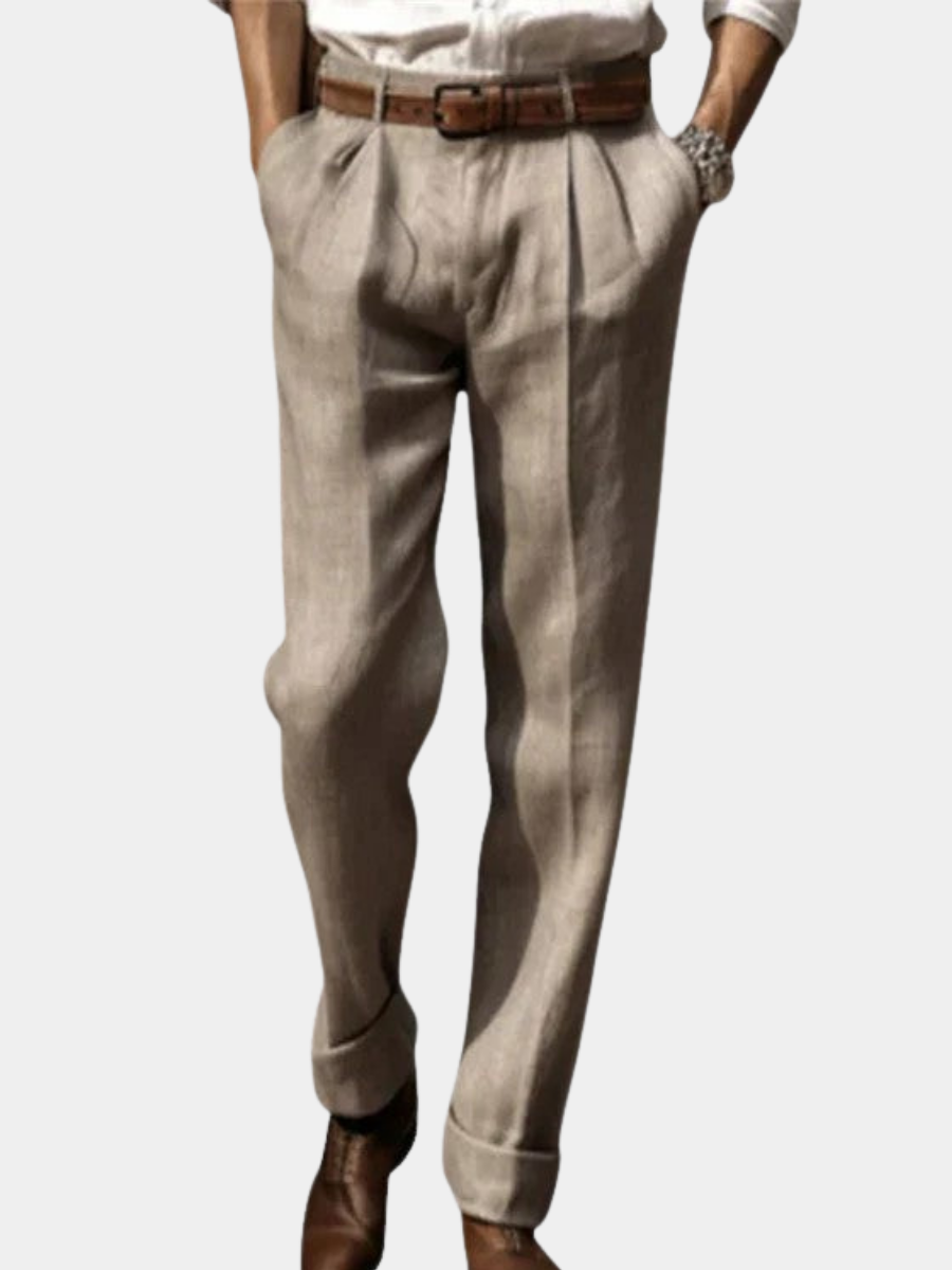 LÉONARD™ | CLASSIC LINEN PANTS