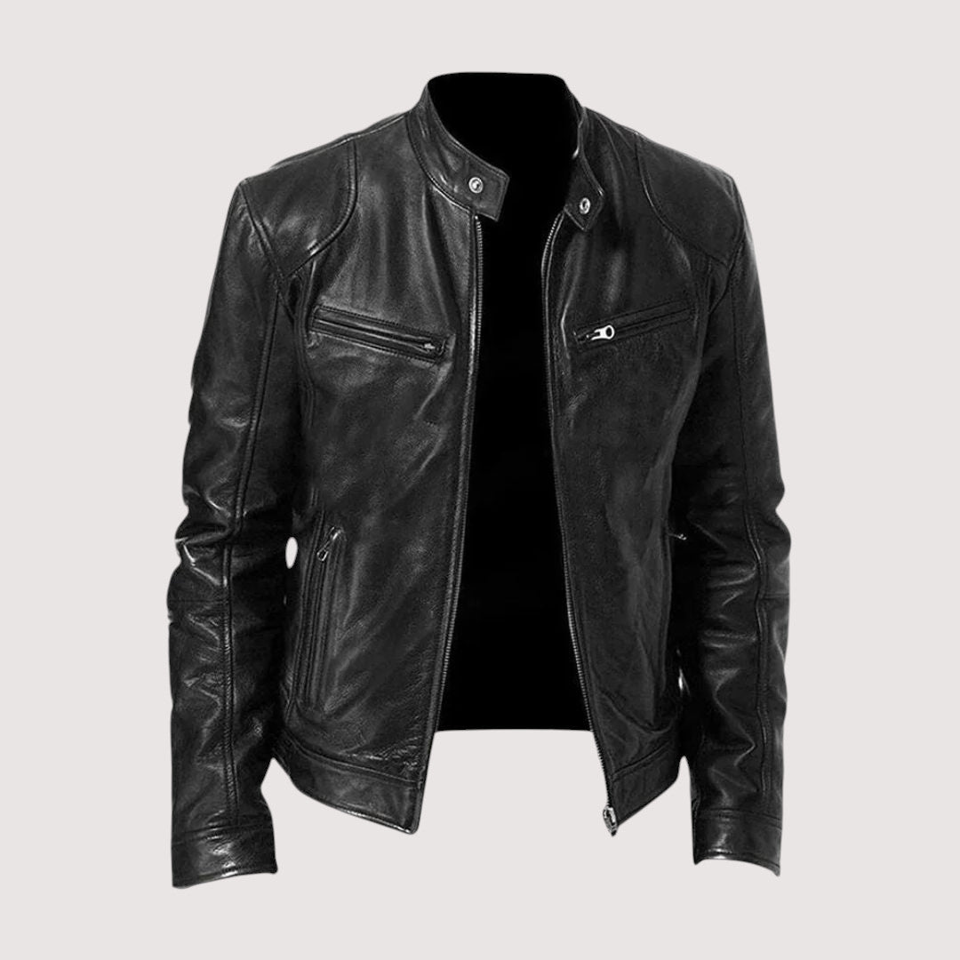 ELEGANT HIGH-END LEATHER JACKET FOR MEN