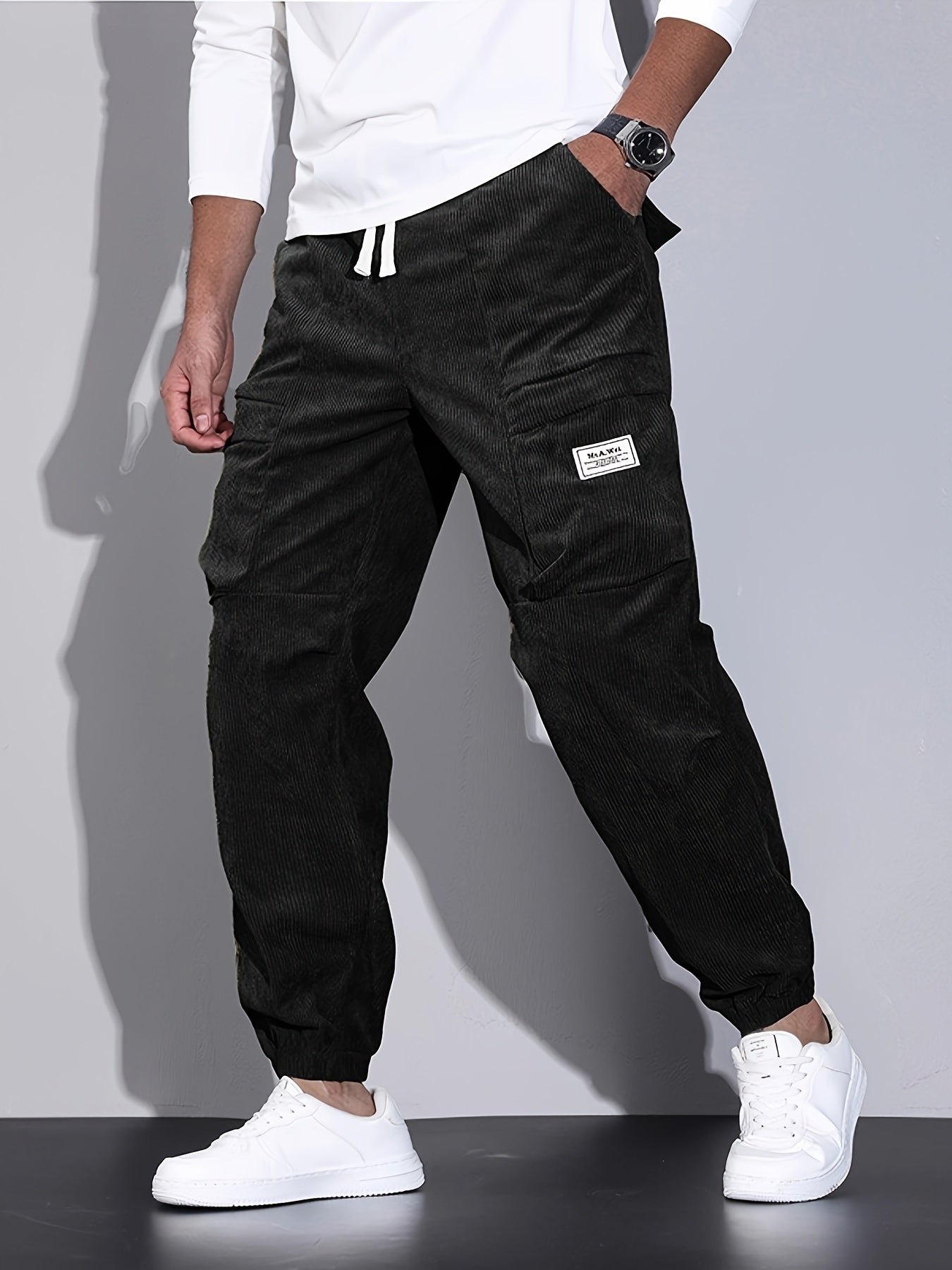 CORDUROY CARGO PANTS