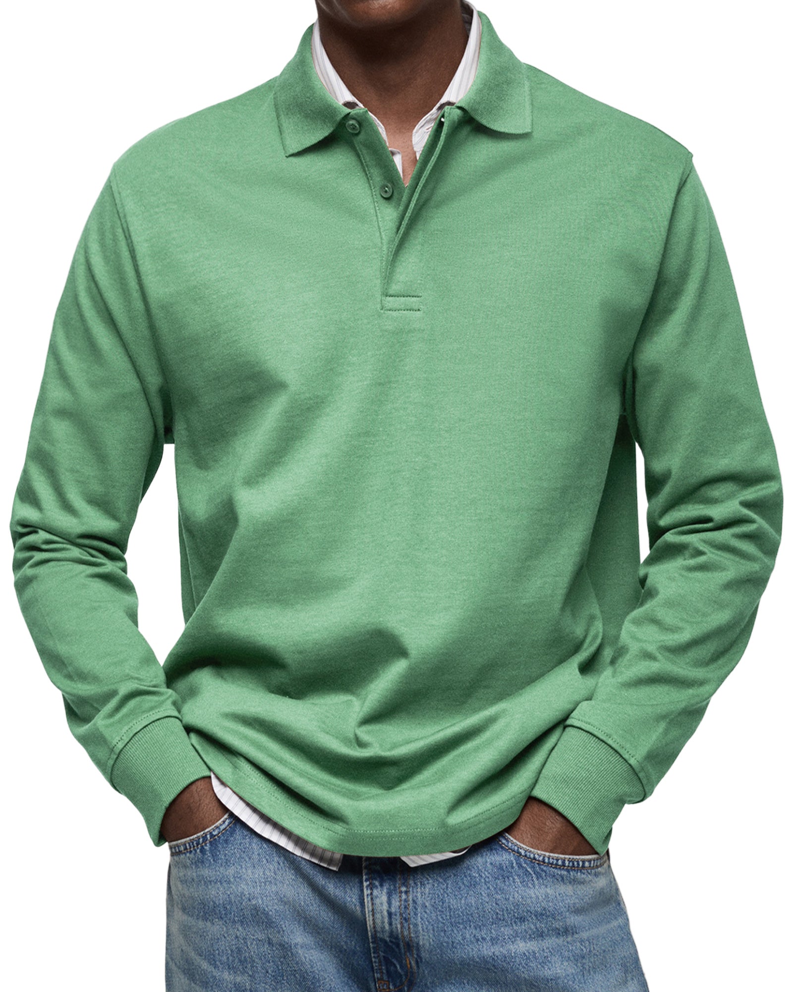 Aveline Dublin | LUXURY LONG-SLEEVED POLO