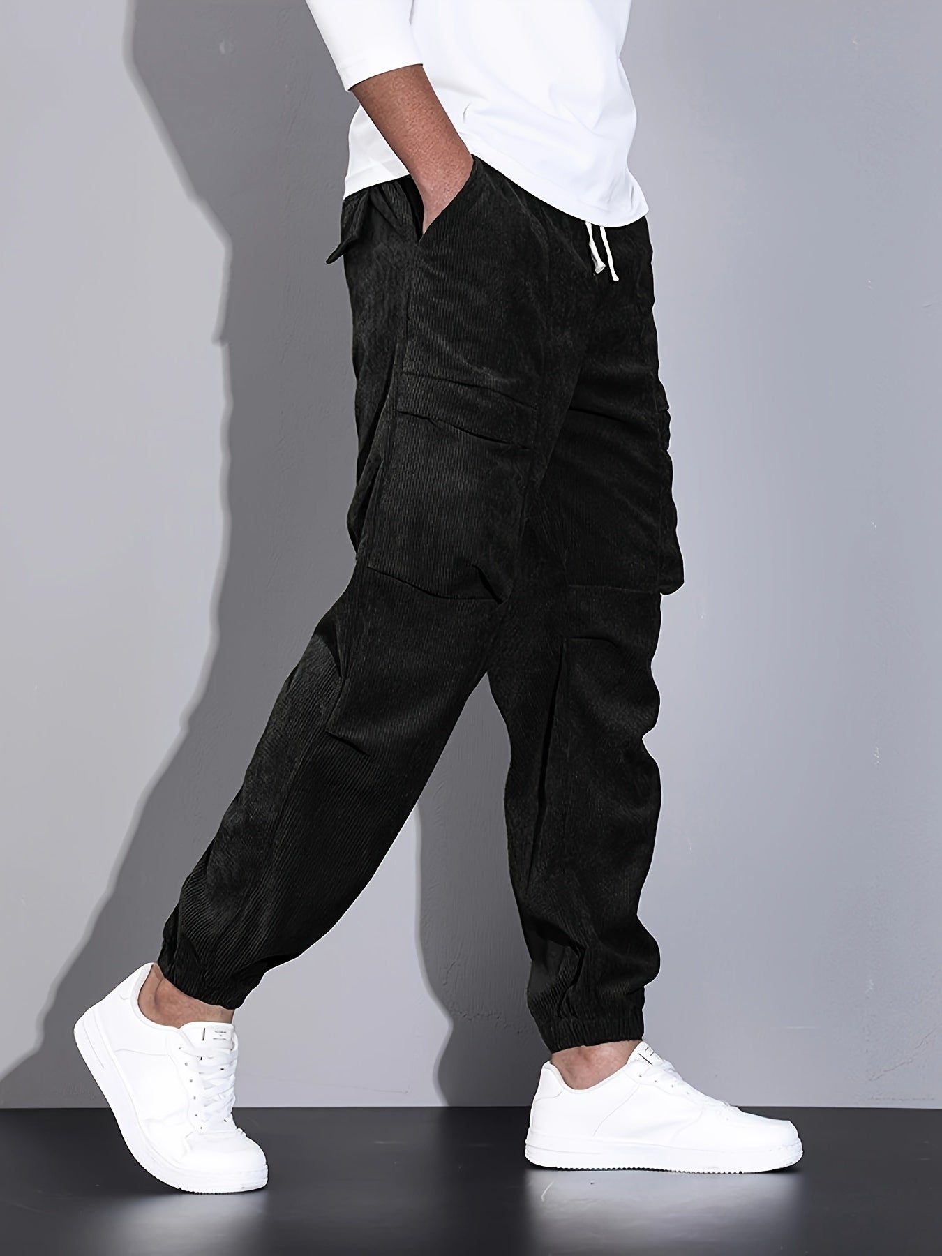 CORDUROY CARGO PANTS