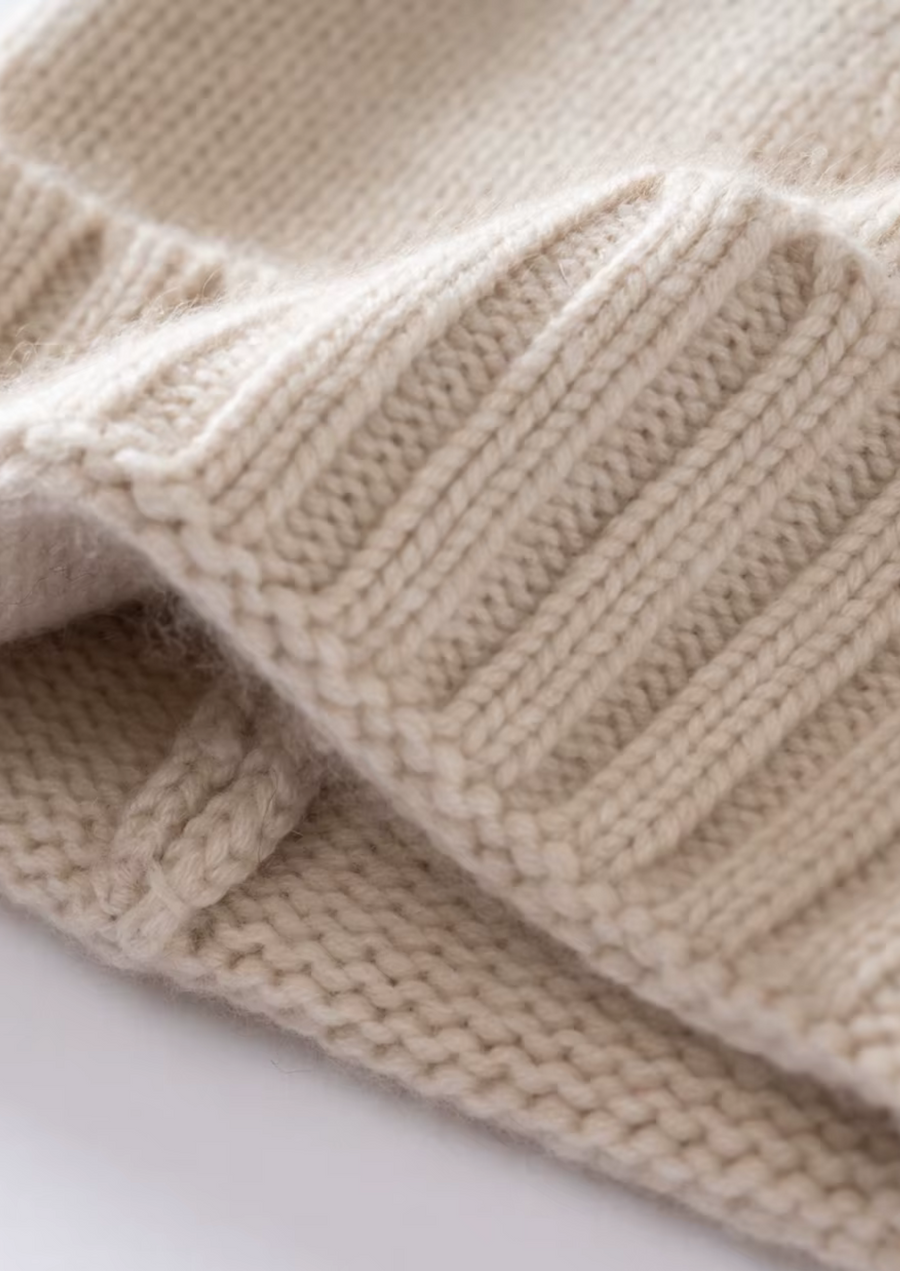 100% CASHMERE BEANIE