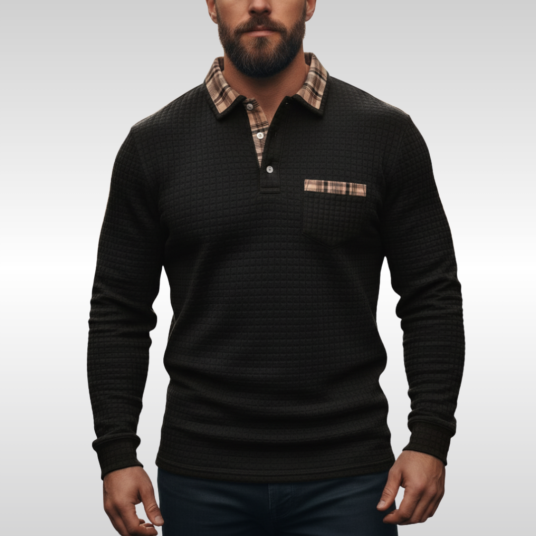 OHEN WAFFLE POLO SHIRT | SMART COMFORT FOR EVERYDAY WEAR