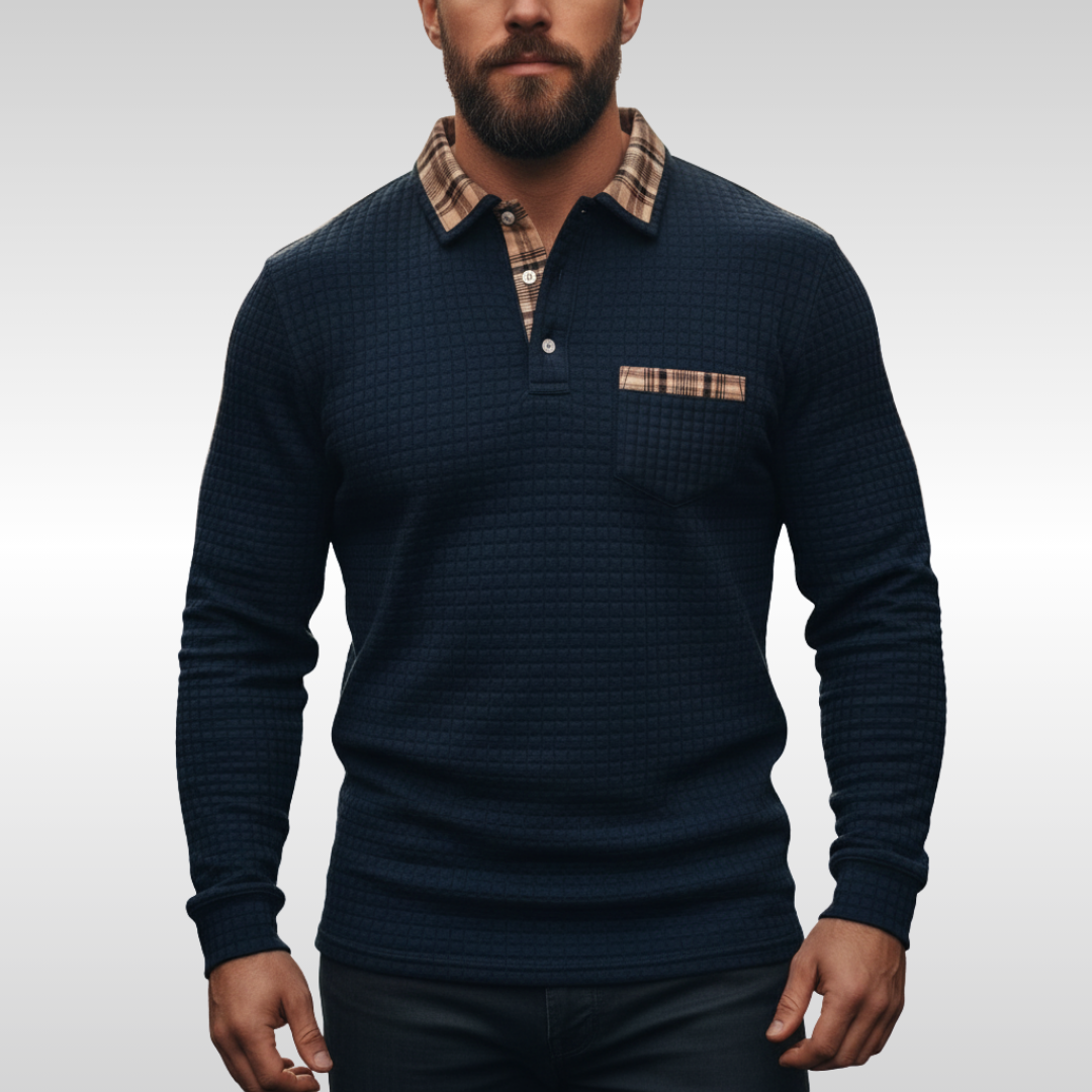 OHEN WAFFLE POLO SHIRT | SMART COMFORT FOR EVERYDAY WEAR