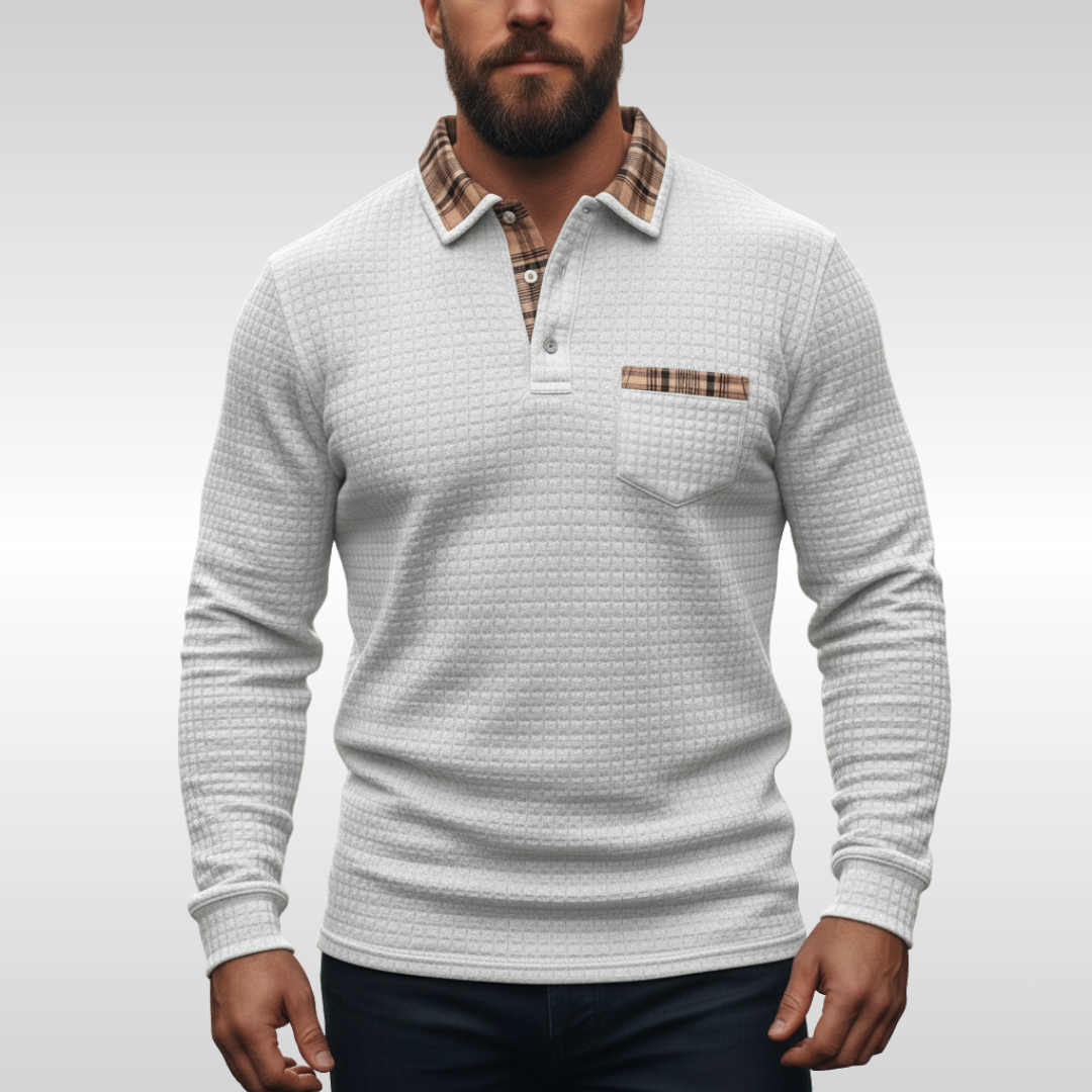 OHEN WAFFLE POLO SHIRT | SMART COMFORT FOR EVERYDAY WEAR