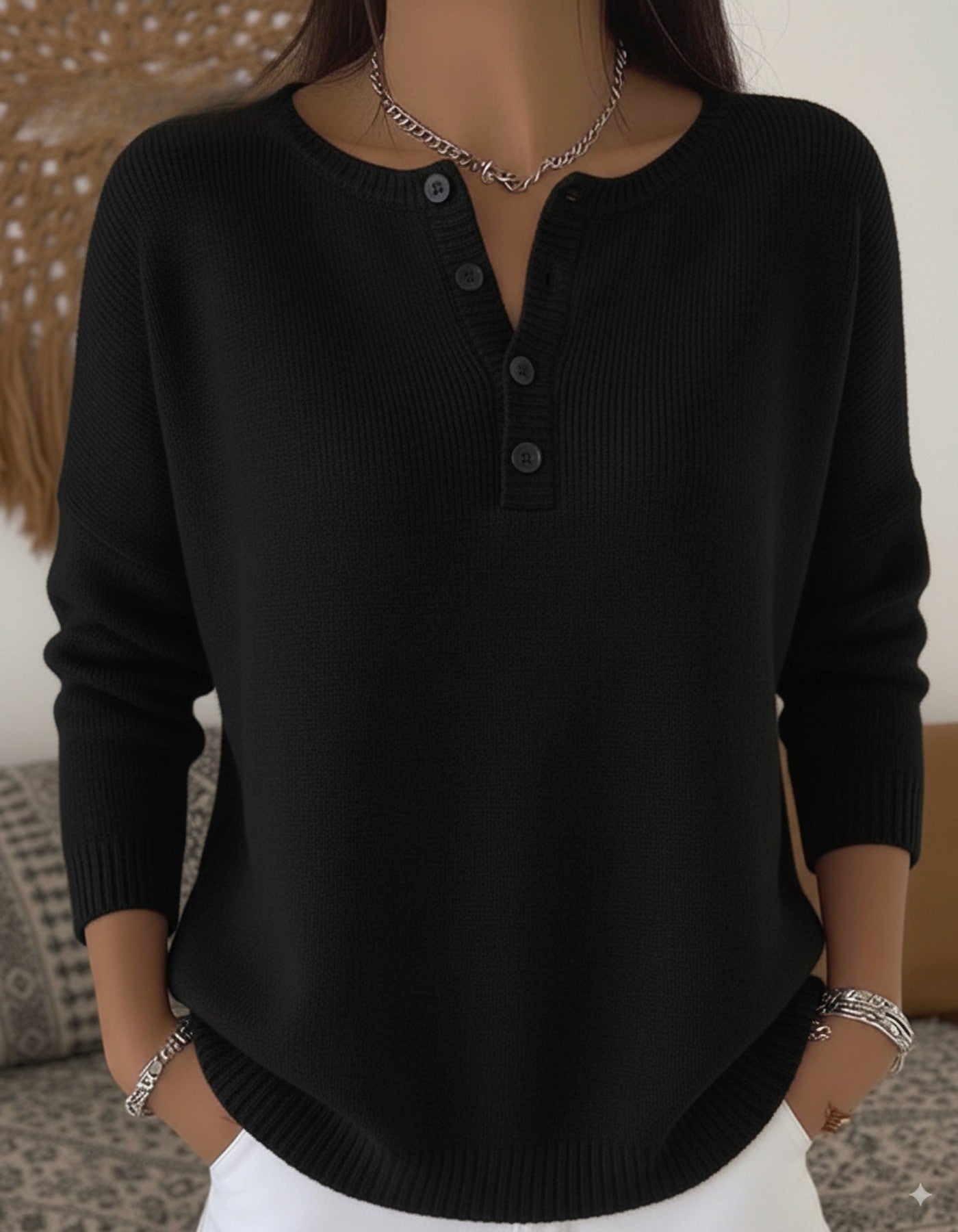 Iris | Soft Solid Color Sweater