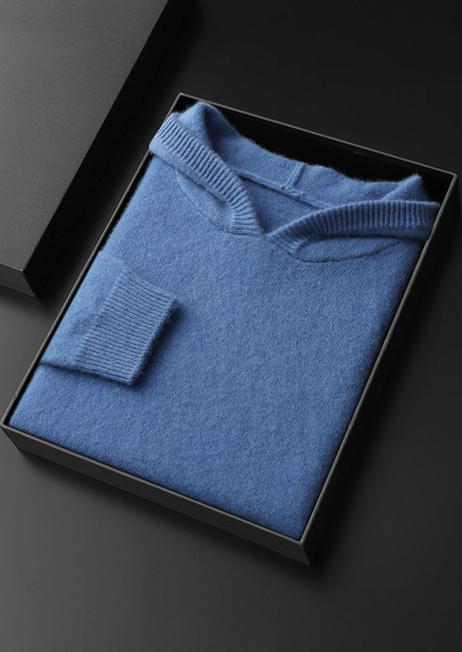 100% CASHMERE LEISURE HOODIE