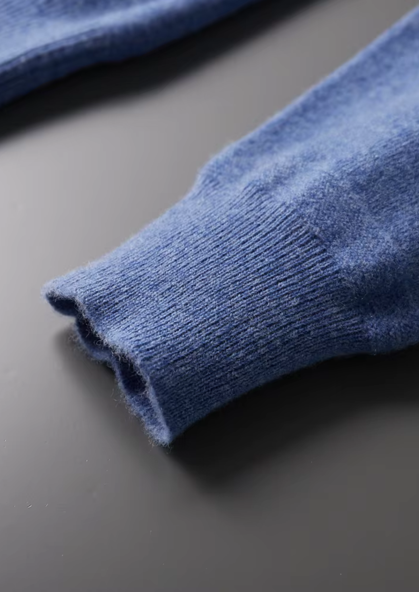 WOOL HALF ZIP POLO