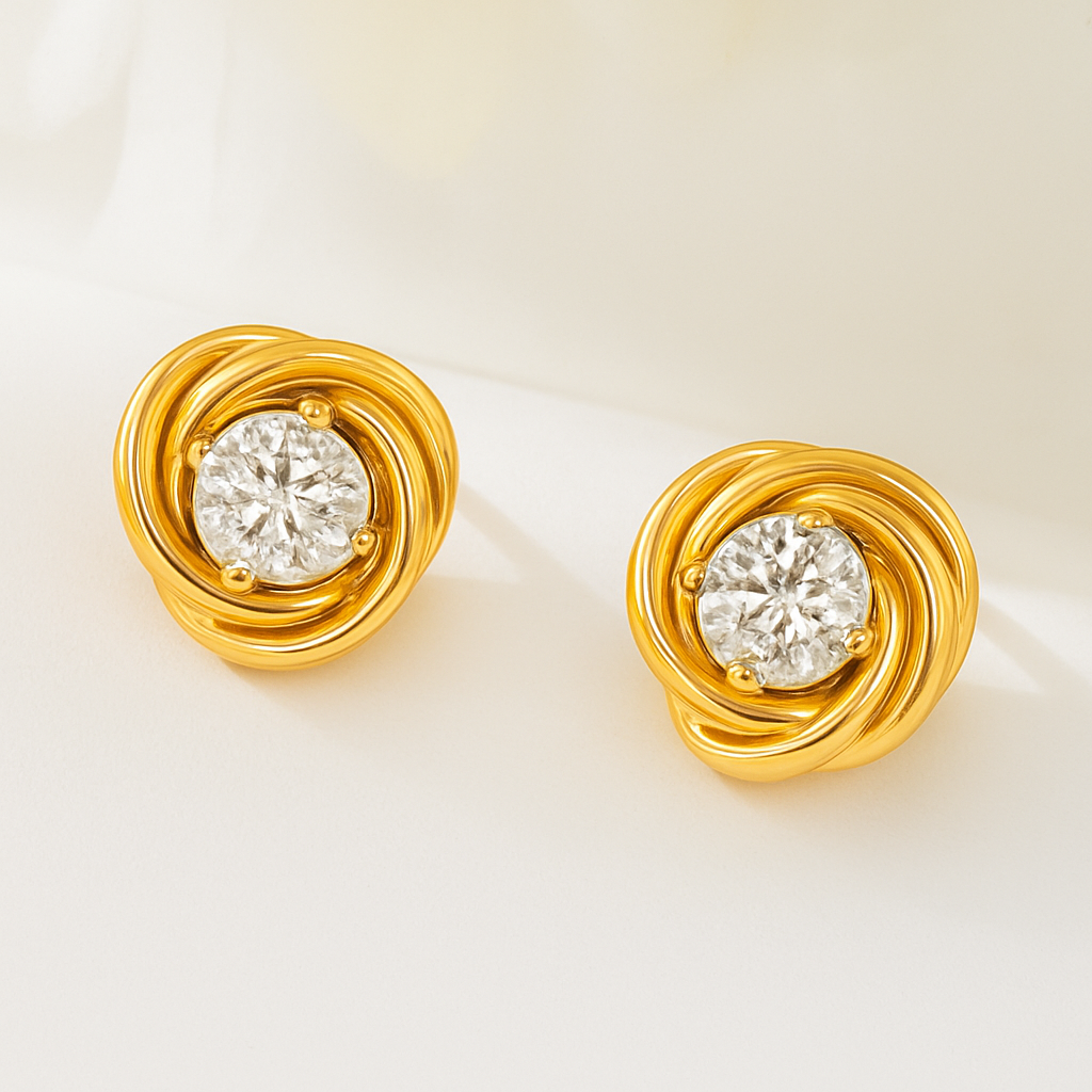 TRINITY Diamond Stud Earrings