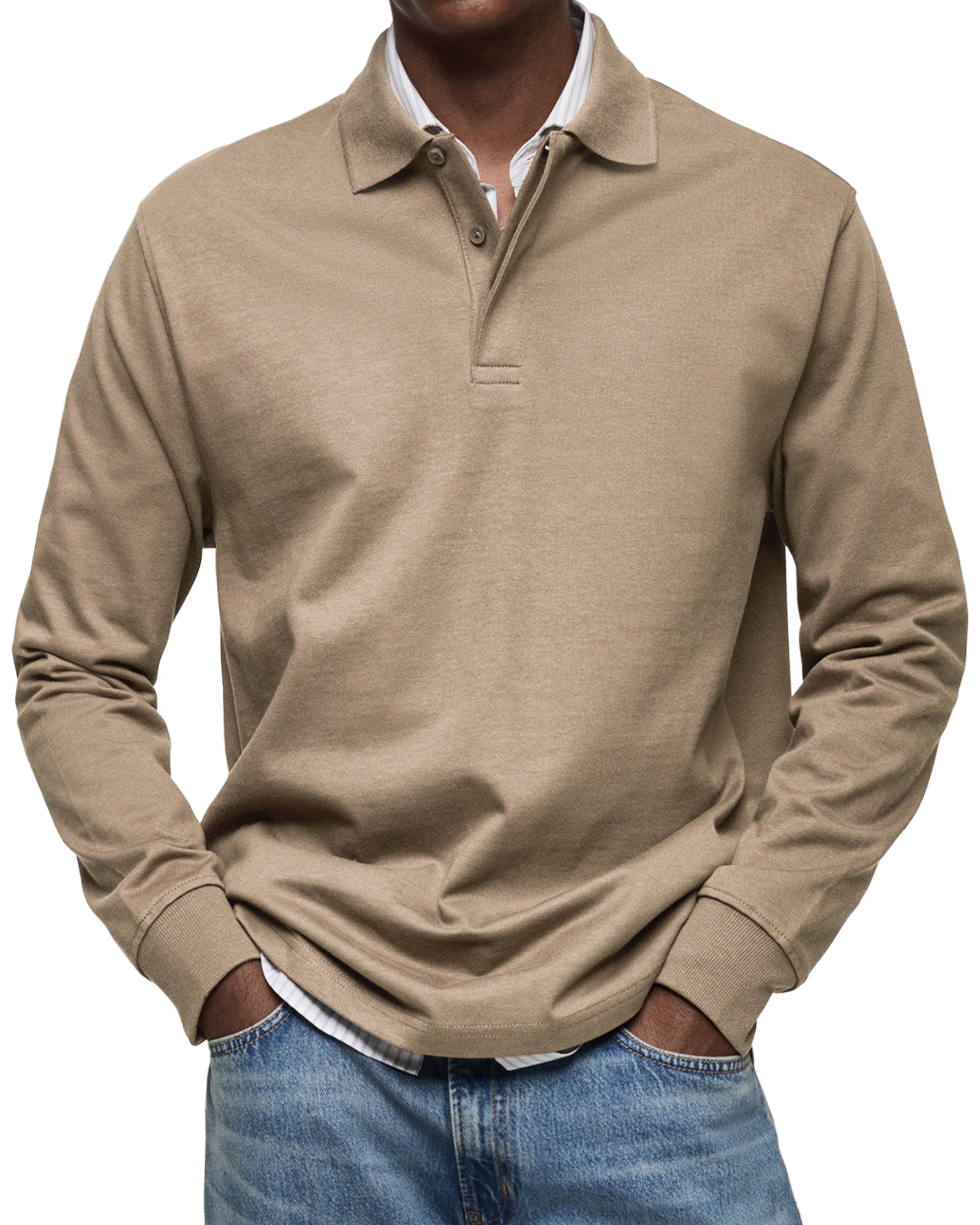 Aveline Dublin | LUXURY LONG-SLEEVED POLO