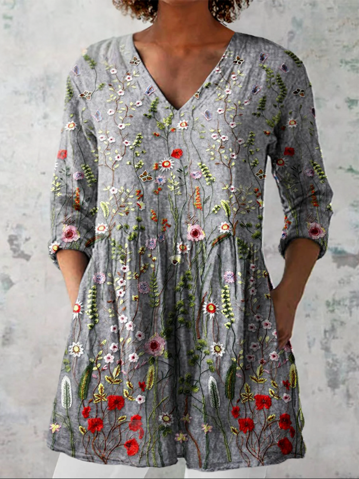 Valentina | Blusa Lunga a V