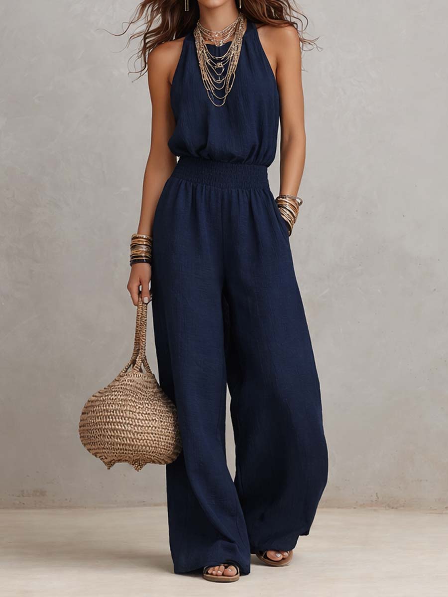 Valeria | Tuta Elegante con Scollo Halter