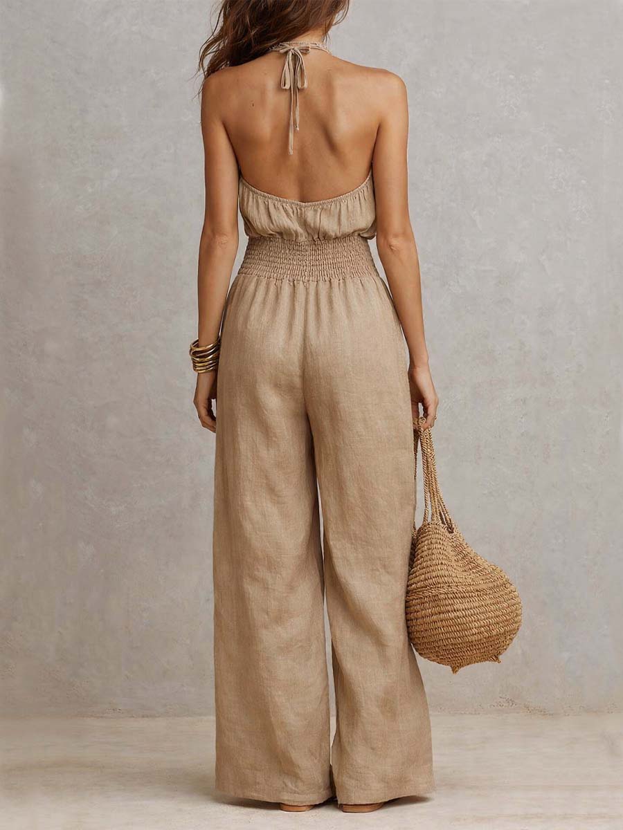 Valeria | Tuta Elegante con Scollo Halter