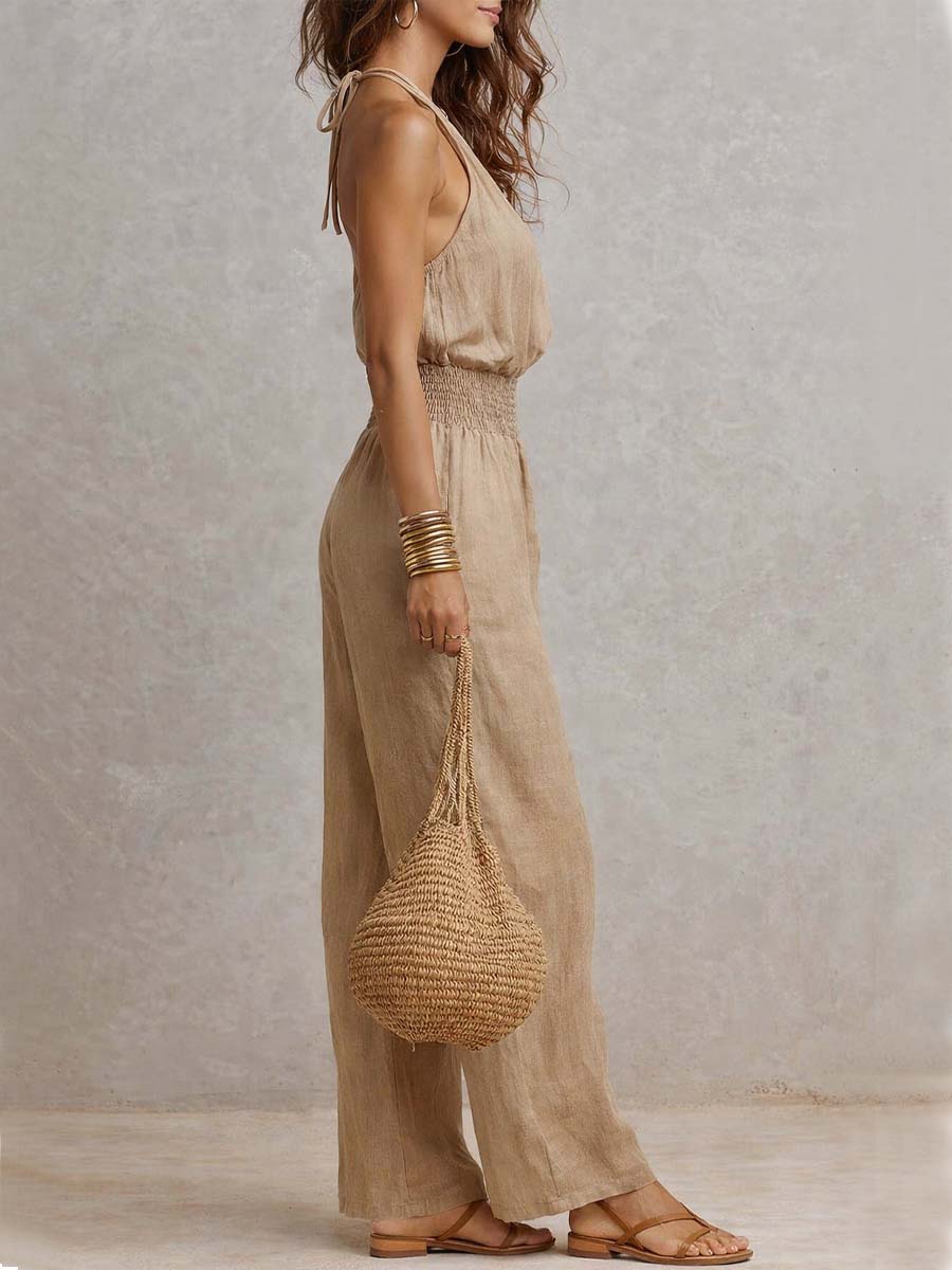 Valeria | Tuta Elegante con Scollo Halter