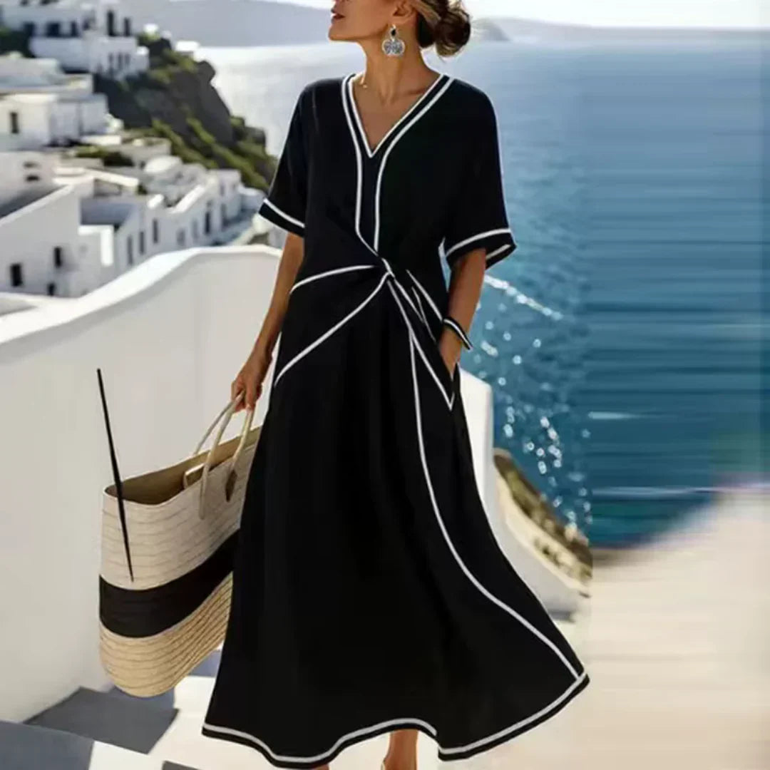 Carol | Elegant Loose Fit Summer Maxi Dress