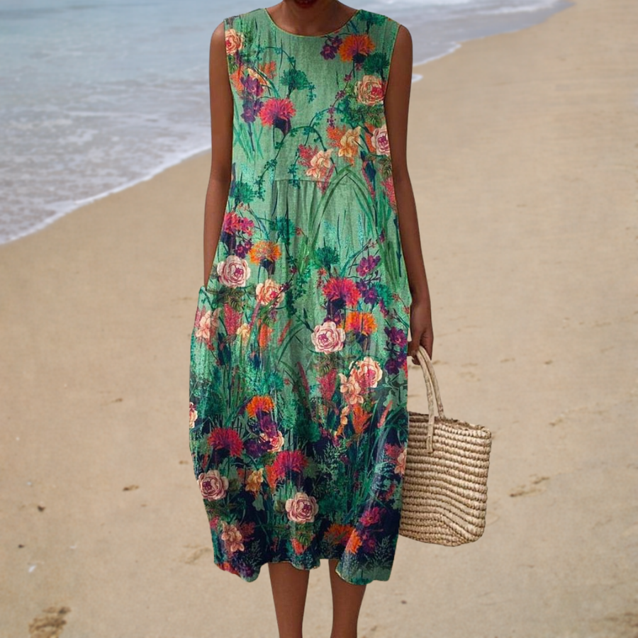 Beatrice | Abito Midi Floreale