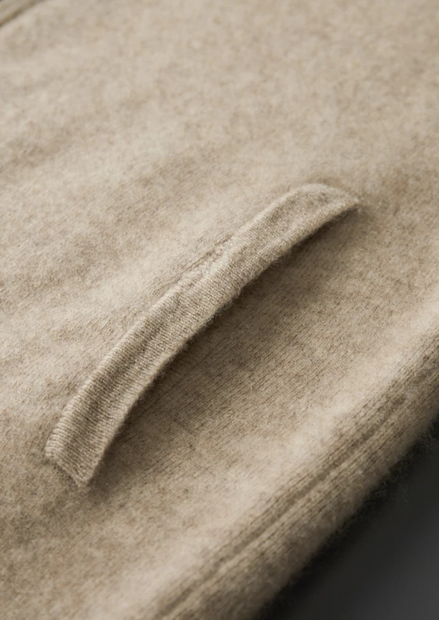 100% CASHMERE ZIP POLO CARDIGAN