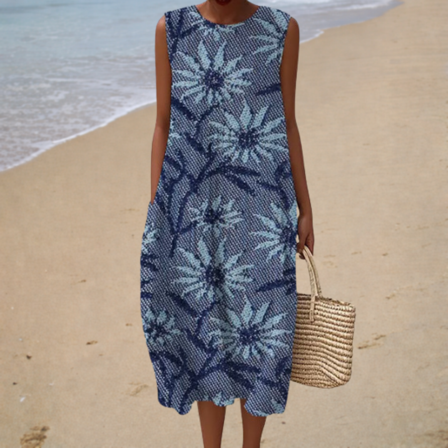 Helena | Abito Midi Floreale Elegante