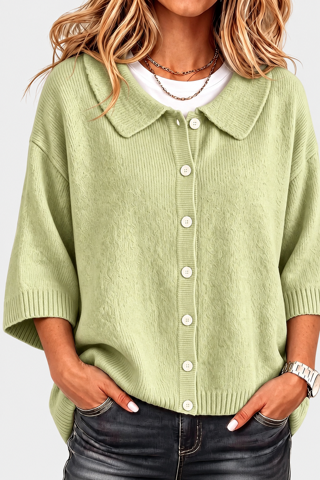 Vivienne – Gilet in Maglia