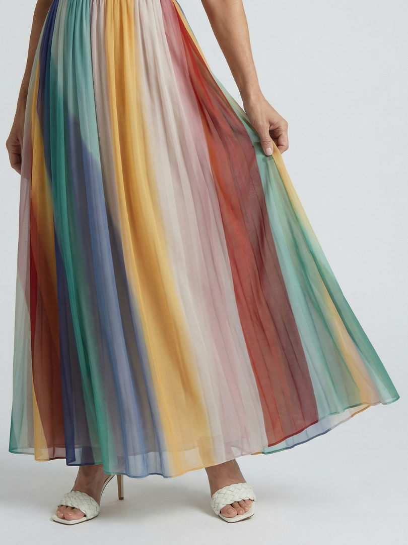 Serena | Maxi Dress a Strisce Leggere