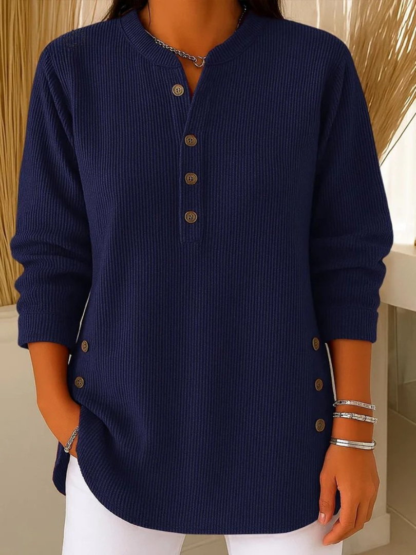 Neva™ | Tunique Henley con Bottoni