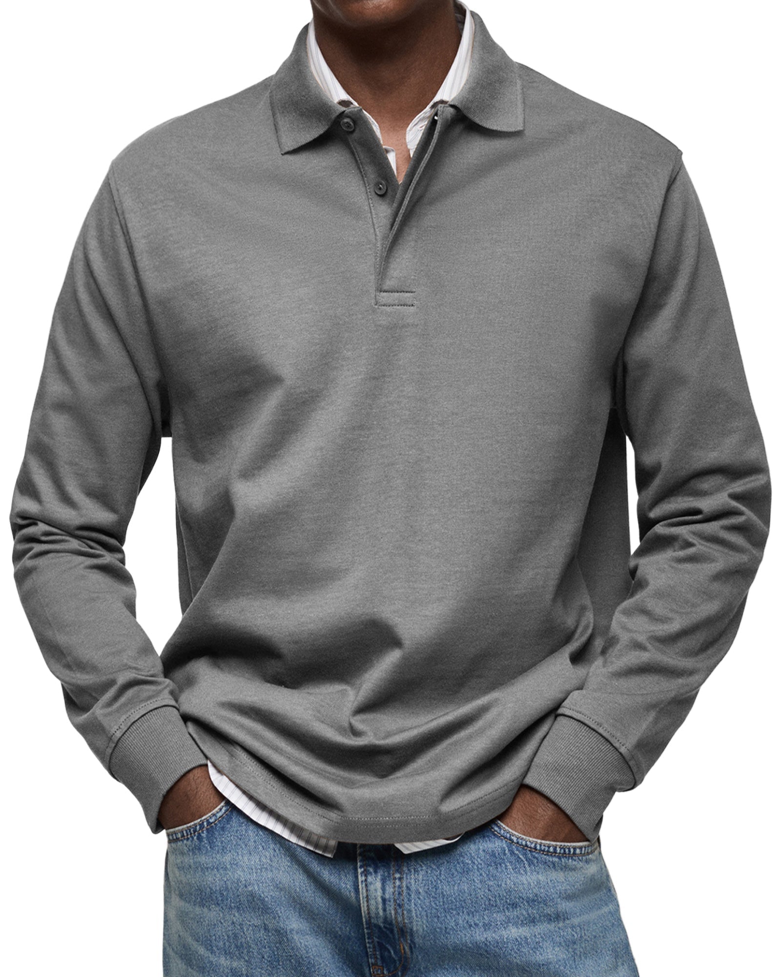 Aveline Dublin | LUXURY LONG-SLEEVED POLO