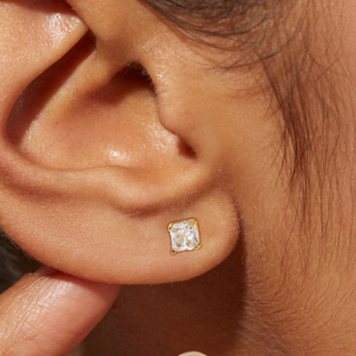 Zircon-Studded APRIL Earrings