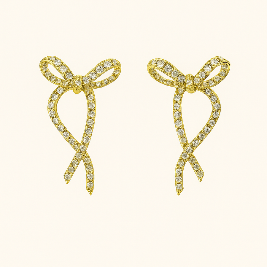 Zircon-Embellished MALTA Luxe Earrings