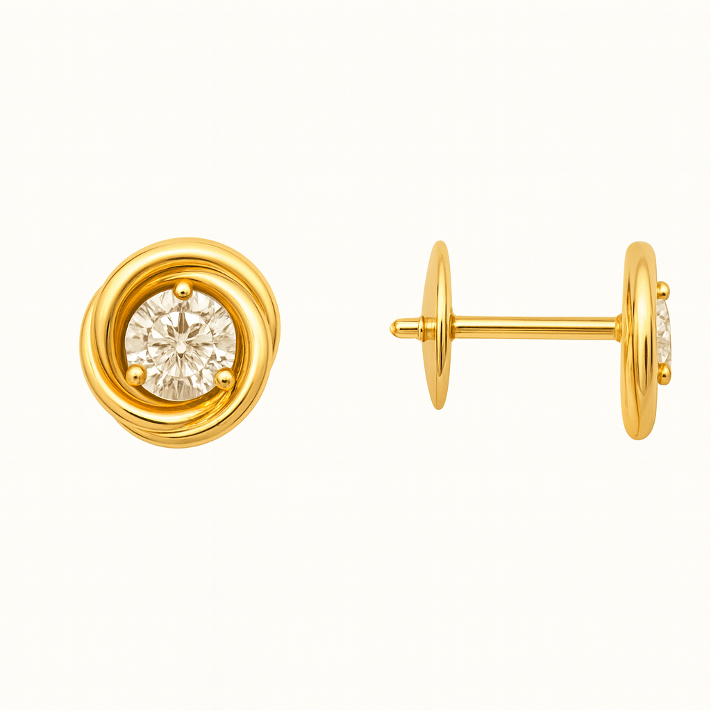 TRINITY Diamond Stud Earrings