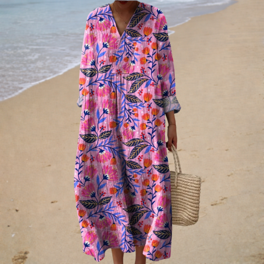Giada | Abito Lungo Floreale Boho