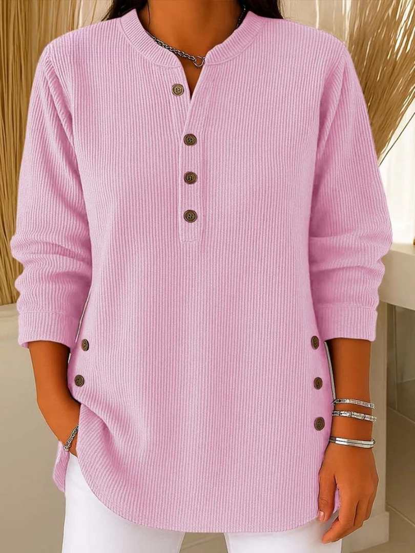 Neva™ | Tunique Henley con Bottoni