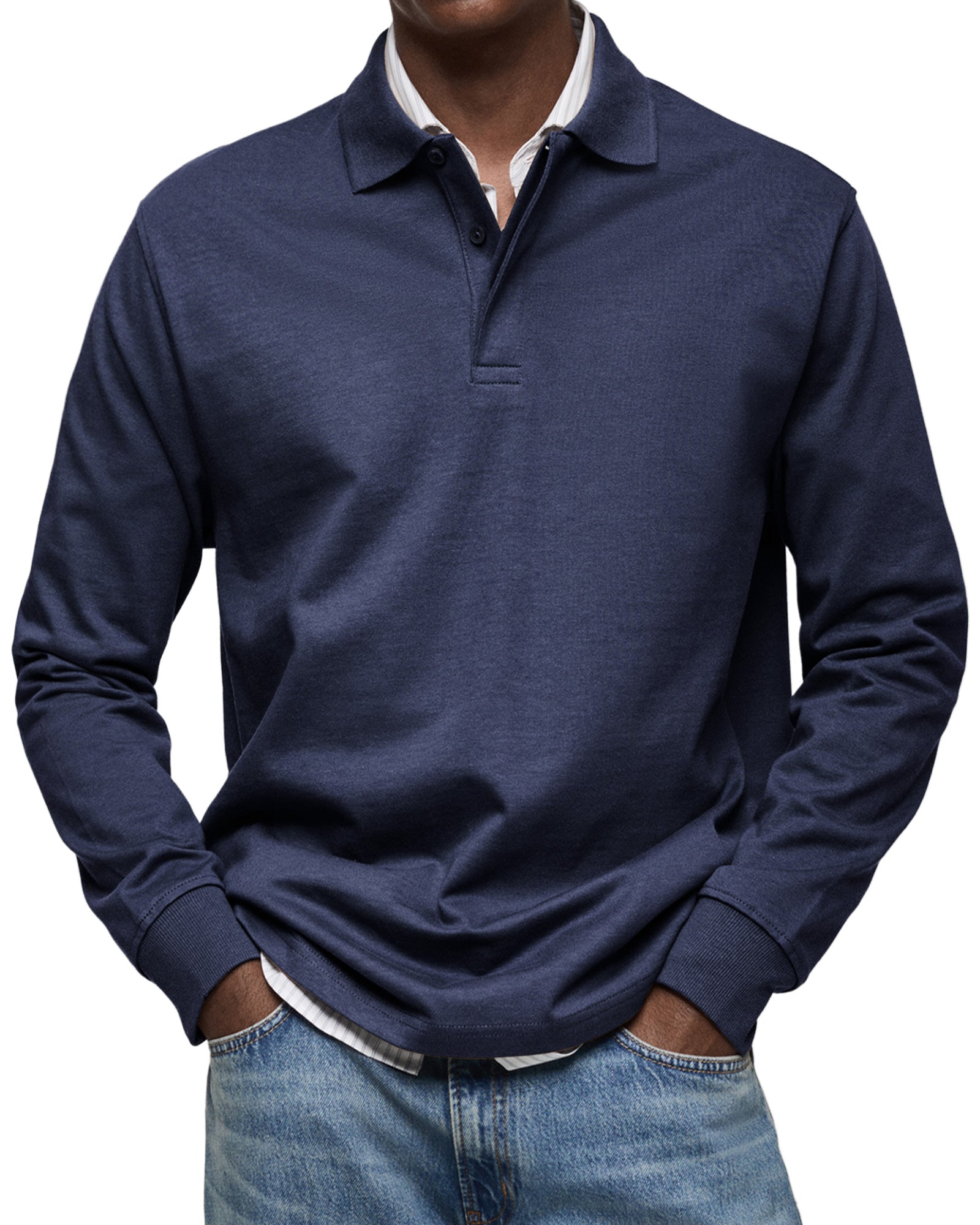 Aveline Dublin | LUXURY LONG-SLEEVED POLO