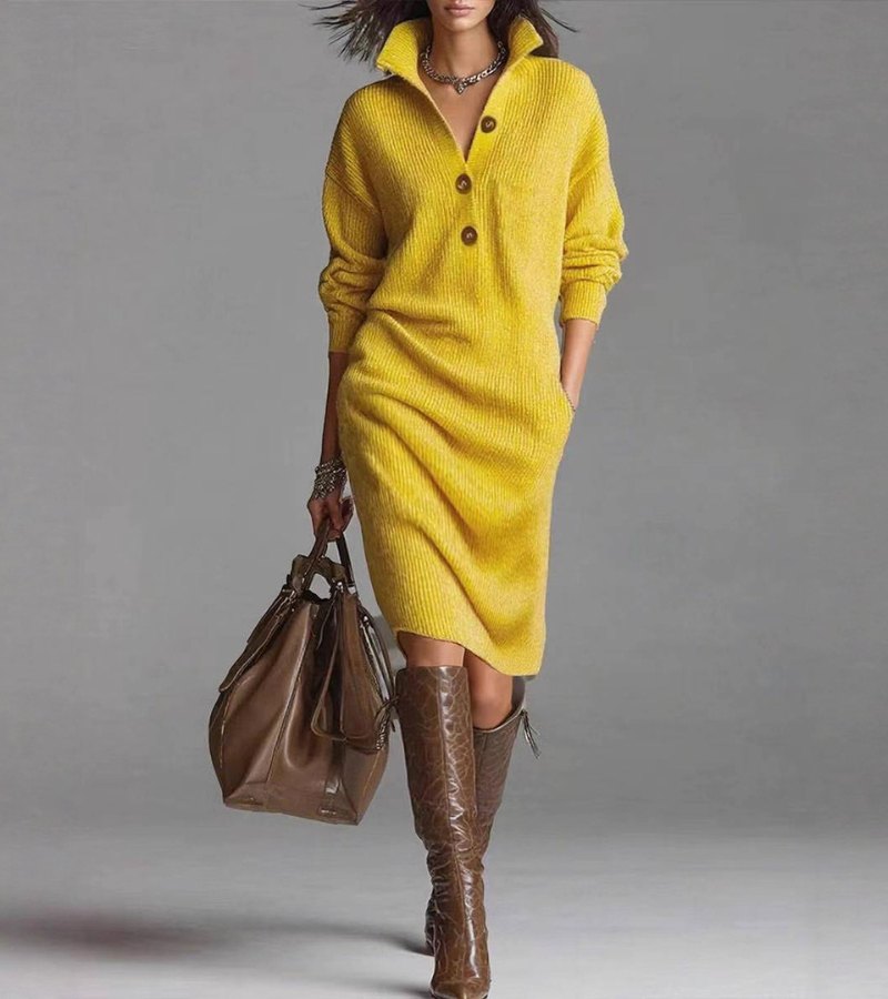 Claudia | Soft Knitted Sweater Dress