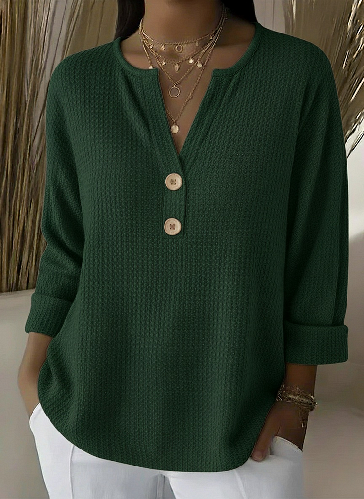 Lucinda™ | Maglia a Collo Bottonato