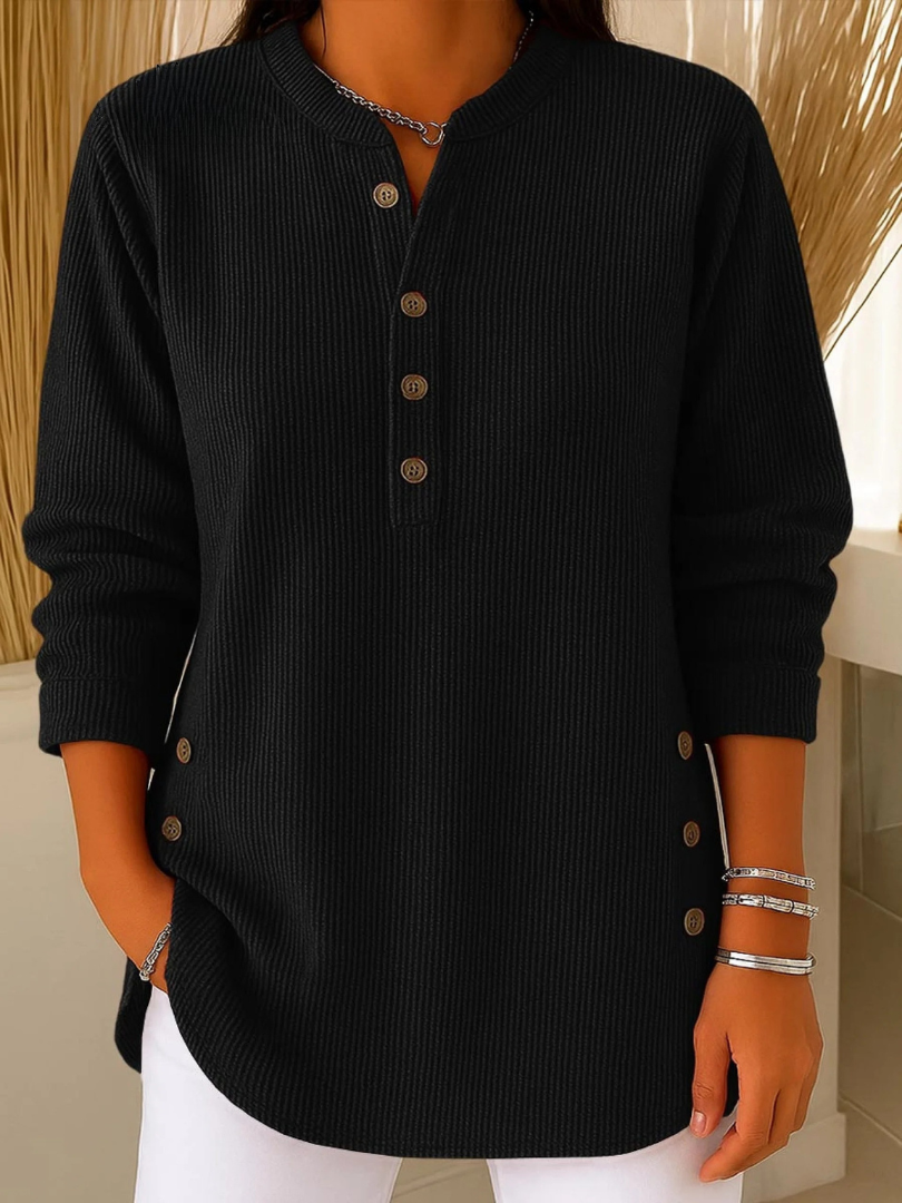 Neva™ | Tunique Henley con Bottoni