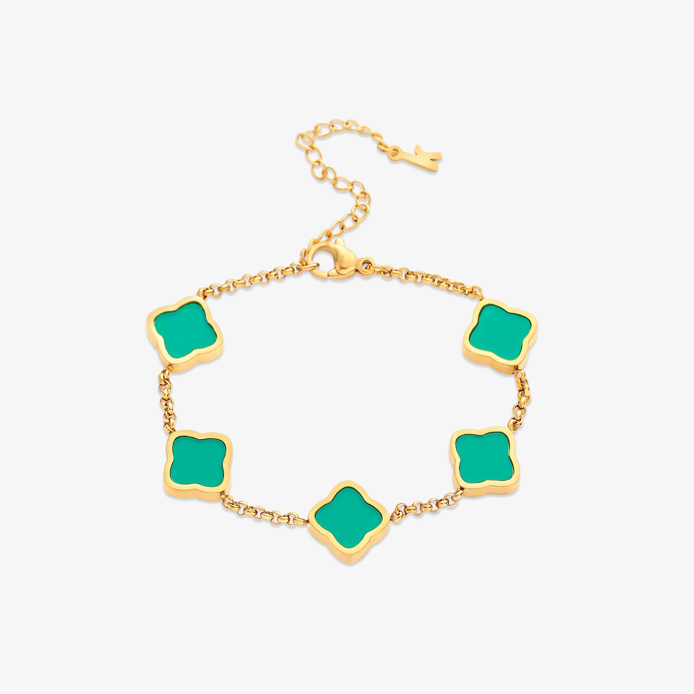 Gold Clover Bracelet