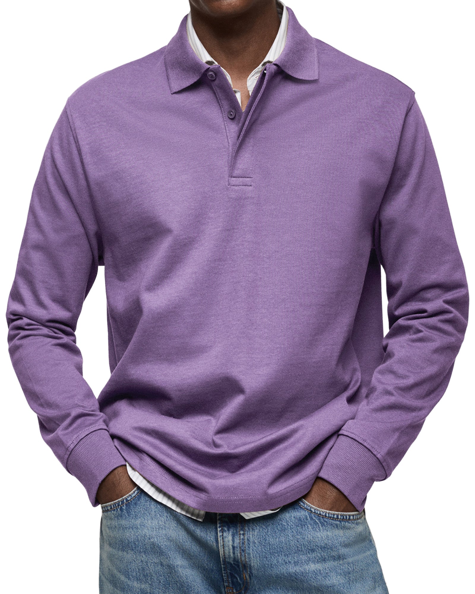 Aveline Dublin | LUXURY LONG-SLEEVED POLO